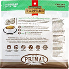 Primal Dog Food Toppers & Cat Food Toppers, Cupboard Cuts, Grain Free Meal Mixers with Probiotics, Raw Freeze Dried Dog Treats & Cat Treats, Great for Training, (Chicken, 18 oz)