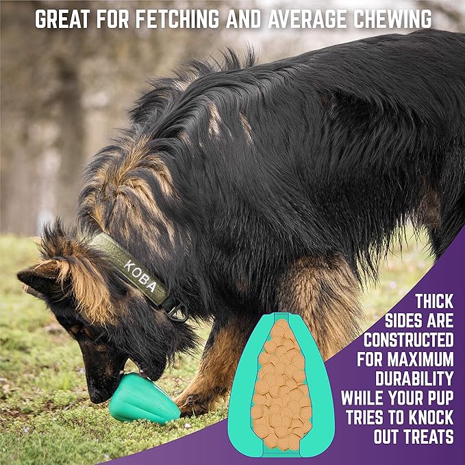 Chew King by Mammoth Premium Treat Dog Toy, XL, Extremely Durable Natural Rubber Toy, Pack of 2, All Breed Sizes