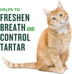 Minties Dental Treats for Cats, Chicken Flavored Treats for Cats, Freshens Breath and Controls Tartar, 10oz (Pack of 2)