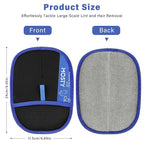 2Pcs Pet Hair Removal Glove,Double Sided Electrostatic, Reusable Cat & Dog Hair Remover Mitt for Furniture, Couch, Carpet, Car Seat, Quick Cleaning Grooming Glove