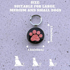 Personalized Dog Tags with QR Code - Custom Dog Name Tags, Smart Pet ID Tags, Free Online Scan for Instant Pet Location Alert Email