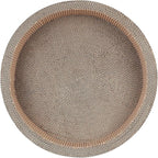 Cat Scratcher Post & Board, Round Cat Scratching Lounge Bed, Durable Pad Prevents Furniture Damage, 17.32'' x 17.32''x 6.11'', Black