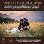 Earth Animal Wisdom Air Dried Dog Food | From The Land Recipe Premium Natural Dog Food | Venison, Beef, Bison | All Breeds & Ages | Made in The USA | 8 Pound Bag