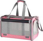 Dog Soft-Sided Carriers Cat Soft-Sided Carriers Dog Carriers Cat Travel Carrier Dog Travel Bag Reptile Carrier Squirrel Carrier Guinea Pig carrierLarge Pink