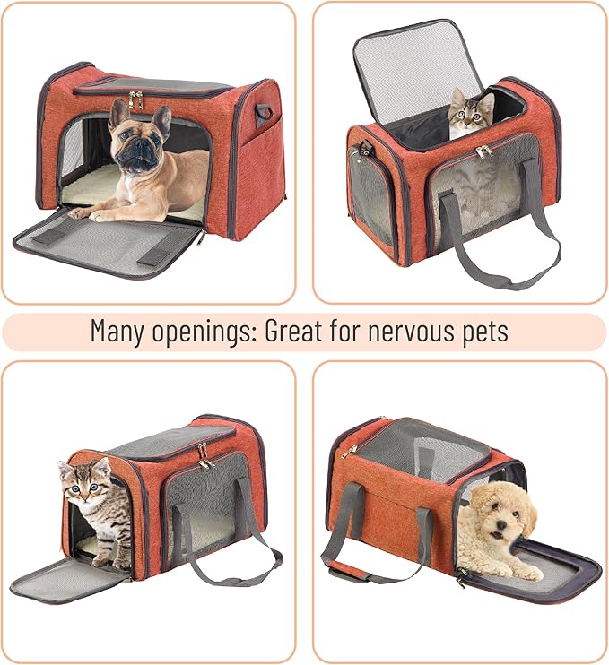 Mr. Pen Pet Carrier - Soft-Sided for Cats & Dogs, Bag & Travel Carrier