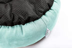 Love's cabin Round Donut Cat and Dog Cushion Bed, 20in Pet Bed for Cats or Small Dogs, Anti-Slip & Water-Resistant Bottom, Super Soft Durable Fabric Pet Beds, Washable Luxury Cat & Dog Bed Blue