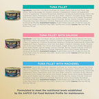 Reveal Entrées Natural Wet Cat Food Paté, Grain-Free with Added Vitamins & Minerals, Carrageenan-Free Protein, Fish Variety Selection Paté (12 x 2.47 oz Cans)