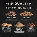 Vital Essentials Freeze Dried Raw Cat Food, Chicken Mini Patties Entree, 8 oz