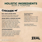 ZEAL Canada Air-Dried Cat Food Chicken Recipe - High Protein, Natural Superfoods, Nutrient Rich, No Fillers, Grain Free, Complete & Balanced (Chicken, 5 oz)