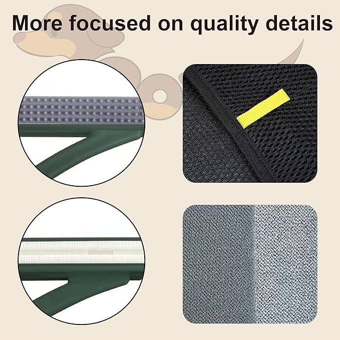 2-Pack Pet Hair Removal Gloves with A Hair/Lint Removal Tool – Remove Cat/Dog Fur from Clothing, Furniture, Car Seats, Bedding & Carpet