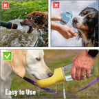 Mr. Pen Portable Dog Water Bottle - 19oz, Large, Yellow, Travel Dog Water Bottle Dispenser, Not Dishwasher Safe