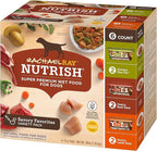 Rachael Ray Nutrish Natural Premium Wet Dog Food, Savory Favorites Variety Pack, 8 Ounce Tub (Pack of 6) (6303230800)