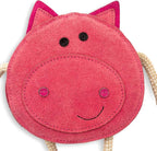 Eco Leather Pickles Pig Natural and Tough Dog Toys - Long Lasting Chew Toys for Aggressive Chewers - Strong Dog Toy for Dogs and Puppy