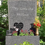12 inch Metal Dog Memorial Grave Markers Dogs Cemetery Headstones Decorations Stakes Cemetery Memorial Plaque for loss of Puppy Pet Cross Tombstones Stake Ornaments Sign for Garden Outdoor Yard