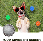 petizer 6 Pack 2.5” Squeaky Dog Toy Balls, Floating Dog Pool Balls, Spiky Dog Balls, Durable Interactive Fetch Toys for Puppy, Dog Chew Toys for Teething (2.5"", Small Dog), Set of 6