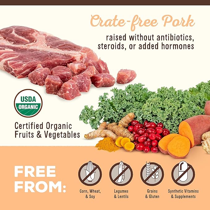 Primal Dog Food Toppers & Cat Food Toppers, Cupboard Cuts, Grain Free Meal Mixers with Probiotics, Raw Freeze Dried Dog Treats & Cat Treats, Great for Training (Pork, 3.5 oz)