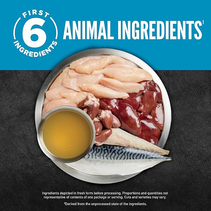 ORIJEN Puppy Recipe, Poultry & Fish Pâté, Grain-Free, Premium Wet Dog Food