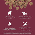 Go! Solutions Sensitivities Limited Ingredients, Grain-Free Dry Dog Food, Lamb Recipe for Sensitive Stomach, 12 lb Bag