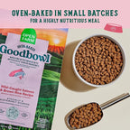 Open Farm Goodbowl, Oven-Baked Small Batch Dry Dog Food - Wild Caught Salmon & Brown Rice Recipe, Includes Non-GMO Produce & Grains, 22lb Bag (352oz Bag)