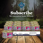 Blue Buffalo Wilderness Natural High-Protein Grain-Free Wet Food for Adult Cats, Salmon Paté, 3-oz. Cans, 24 Count