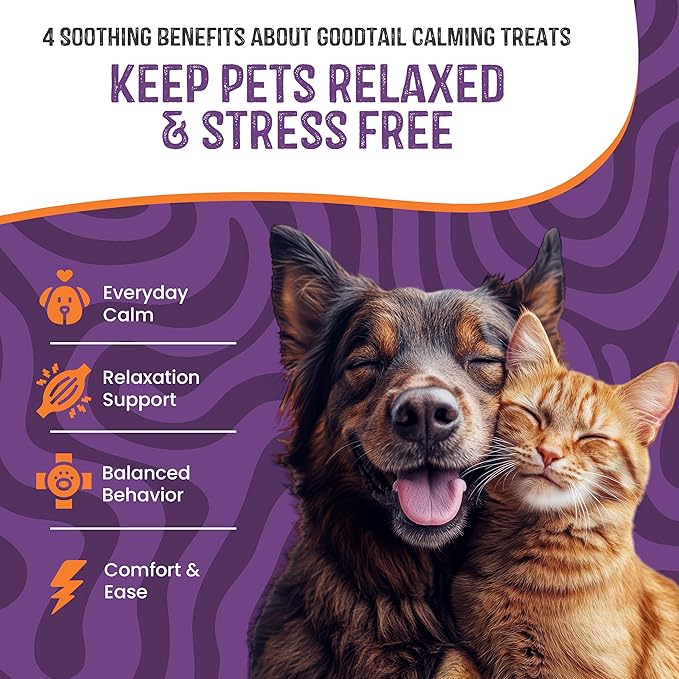 Dog Calming Chews for Dogs Natural Stress & Separation Puppy Support Sleep aid for Dogs – Valerian Root Pet Cat Calming Treats Dog Travel Anxiety Relief for Grooming car Travel no pheromones