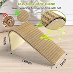 cat Scratching Post-Cat Scratching Pad with Corkcat beds for Indoor Cats-cat Scratch with 2 Pcs Cardboard,Easy Replace,Scratching Board Toy,Eco-Friendly Sustainable Kitten Scratching Post-cat ramp