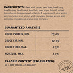 Vital Essentials Freeze-Dried Raw Beef Meal or Mixer Dog Food Crunchy Mini Nibs, 14 oz