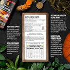 Dog & Cat Premium Probiotic Prebiotic & Digestive Enzymes 5 Billion CFU Organic Turmeric Coconut Oil Pure Pumpkin & Kelp for Healthy Bowels Gut & UTIs Beef Liver Flavor