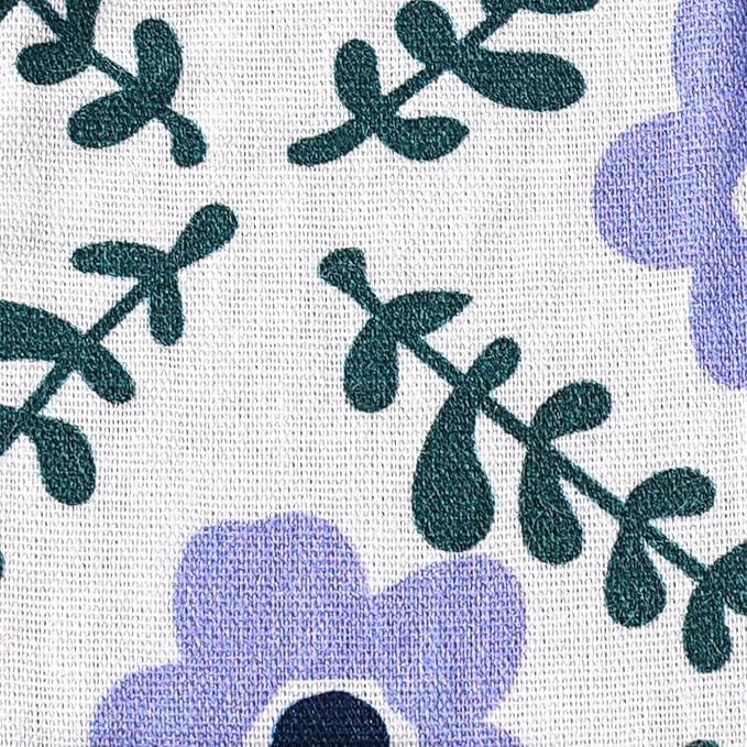 GAMUDA Small Dog Harness Collar and Leash Set, Step in No Chock No Pull Soft Mesh Adjustable Dog Vest Harnesses Plaid Reflective for Dogs Puppy Cats Kitten Rabbit (Purple Flower, XXXS)