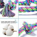 Dog Rope Toys for Large Medium Dog Chewers, Rope Indestructible Dog Chew Toys, 37 Inch 5 Knots Tough Dog Tug Toy for Teeth Cleaning, Tug of War