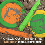 Playology Hound2O Dog Toys | Reflective Flyer Toy Frisbee for Dogs | Orange Outdoor Toy - Easy to Clean and Made from Non Toxic Materials