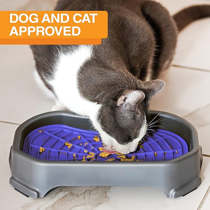 Neater Pet Brands - Pets - Neat-LIK with Mess-Proof Tray Keeps Floors Clean