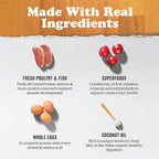 Now Fresh Grain-Free, Dry Cat Food, Turkey, Salmon and Duck Kibble, Real Meat and Fish Senior Recipe, 3 lb Bag