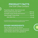 Nutramax Dermaquin Skin Support Supplement for Large Dogs, Supports Healthy Response to Allergens, with Hardy Kiwi, Omega-3s, and More, Tasty Soft Chews, 60 Count